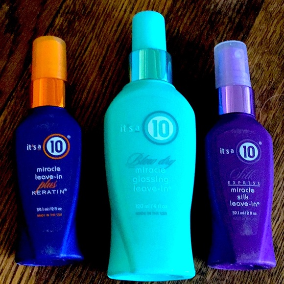its a 10 Hair New Lot X 3 Its A Miracle Leavein Products Authentic Poshmark